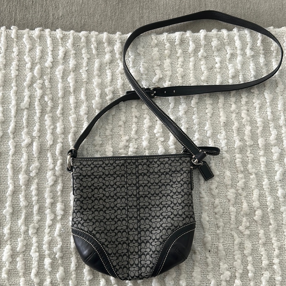 Black Coach Crossbody